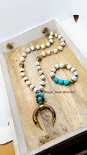 Load image into Gallery viewer, Touch of Turq necklace set
