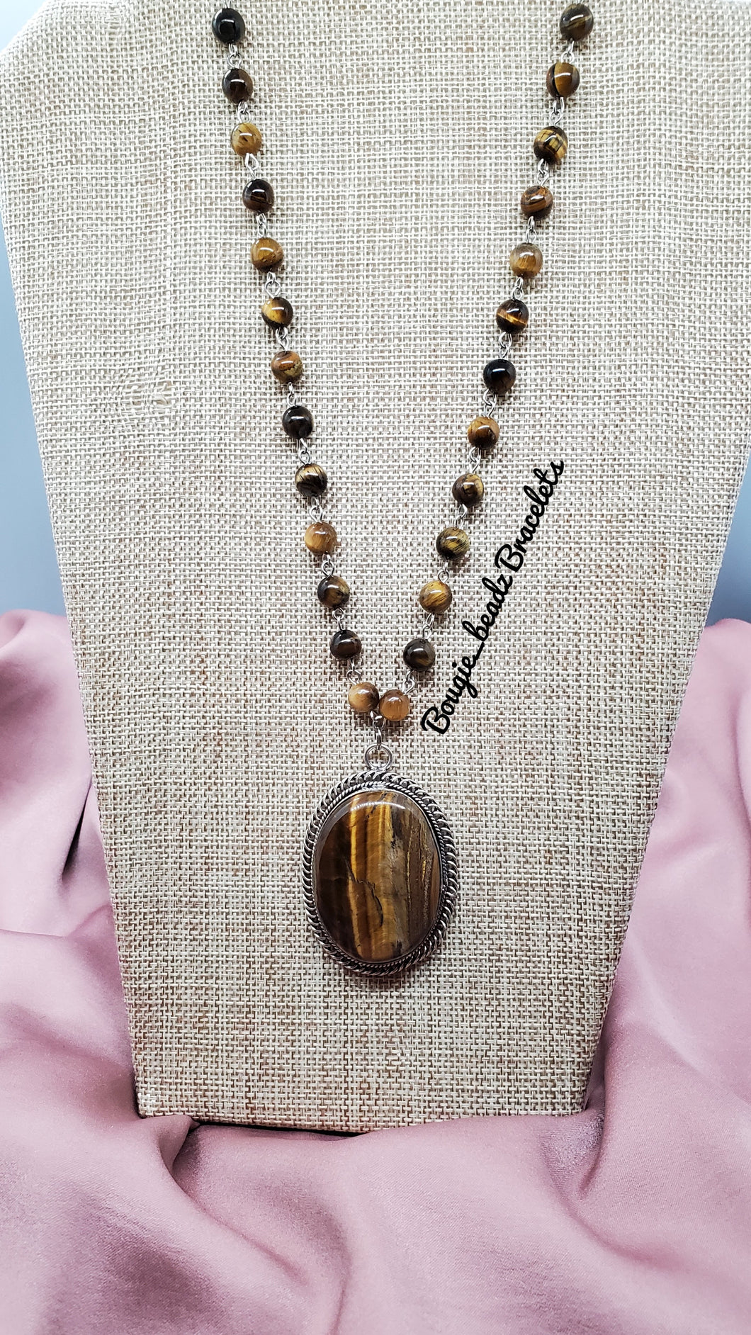 Tiger's eye necklace