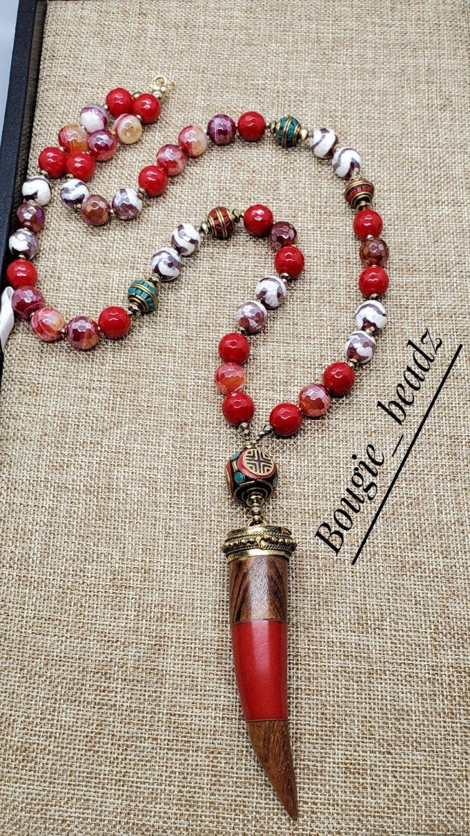 Red Wooden Horn