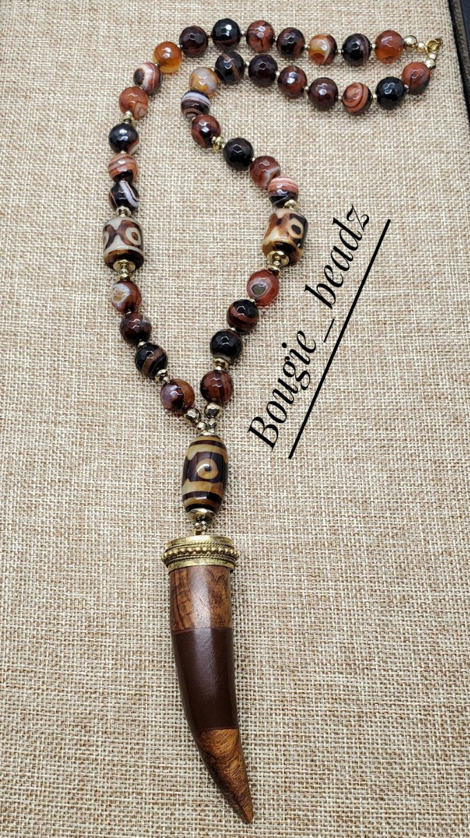 Brown Wooden Horn