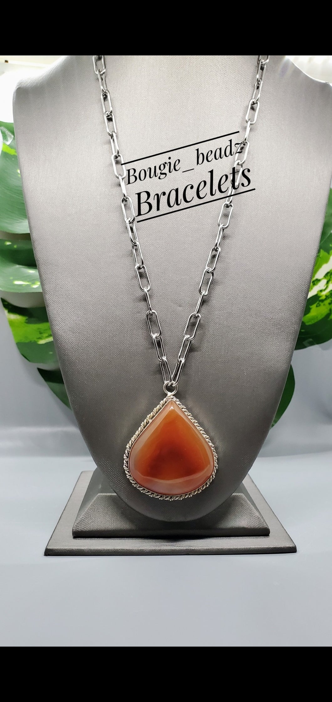Carnelian Agate Necklace