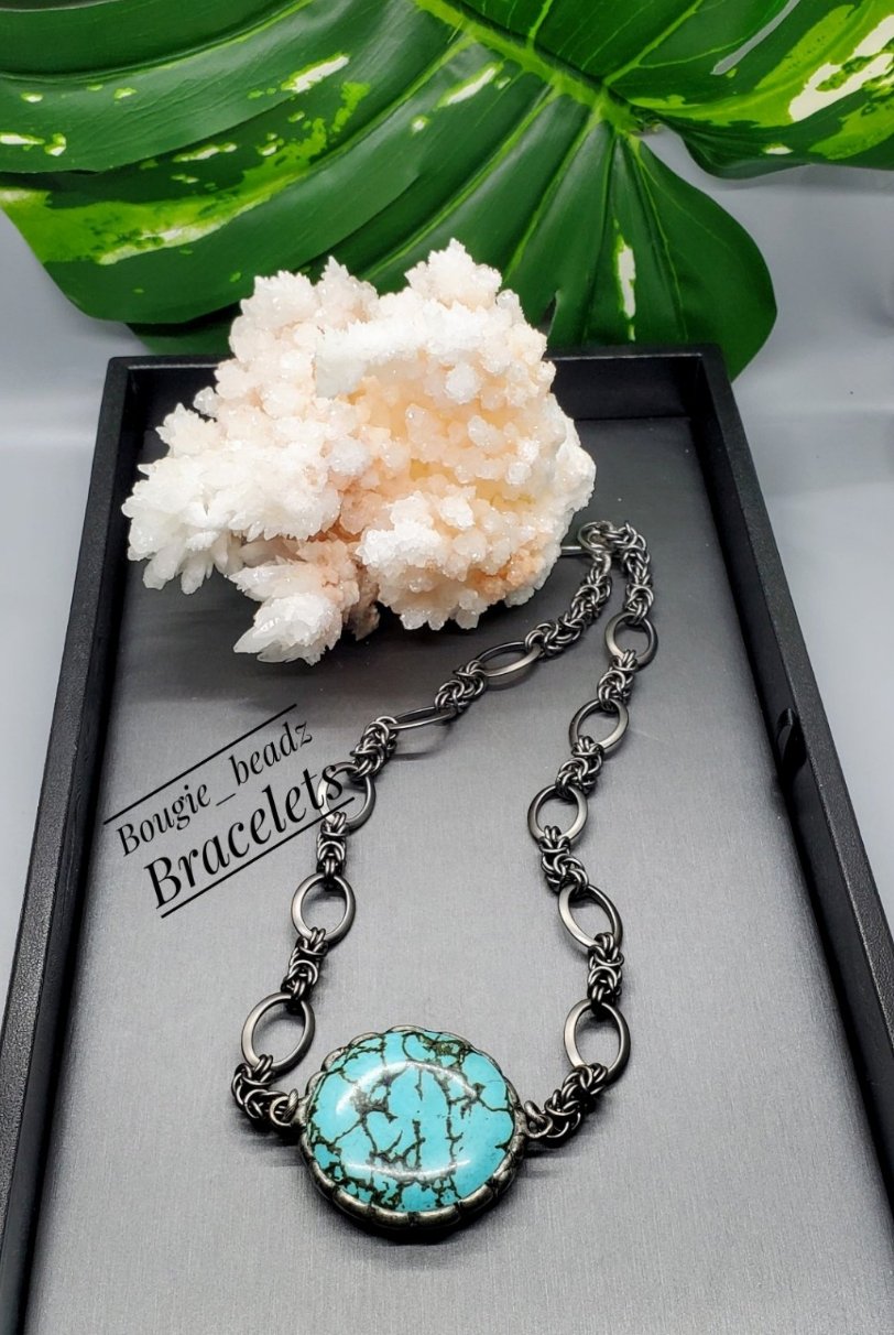 Turquoise Chain Necklace