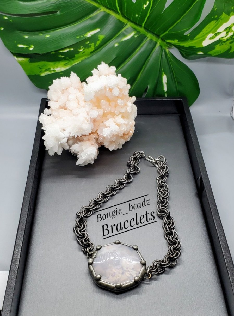 Agate Chain Necklace